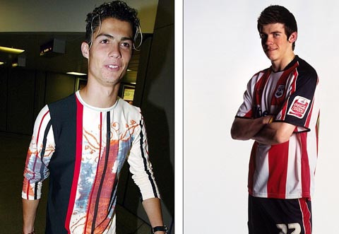 Thời "trẻ trâu" của hai ngôi sao được cho là có tốc độ bậc nhất làng bóng đá hiện tại.