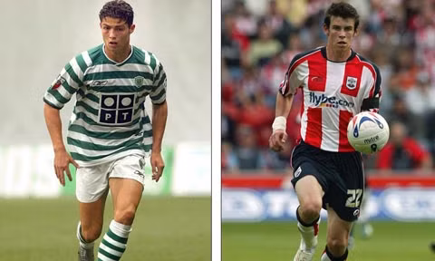 Trước khi gia nhập MU và Tottenham, Ronaldo và Bale rất mỏng cơm.