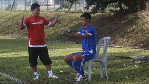 Nhưng Minh Tuấn đã trở lại và sẵn sàng ra sân ở trận bán kết lượt về này.