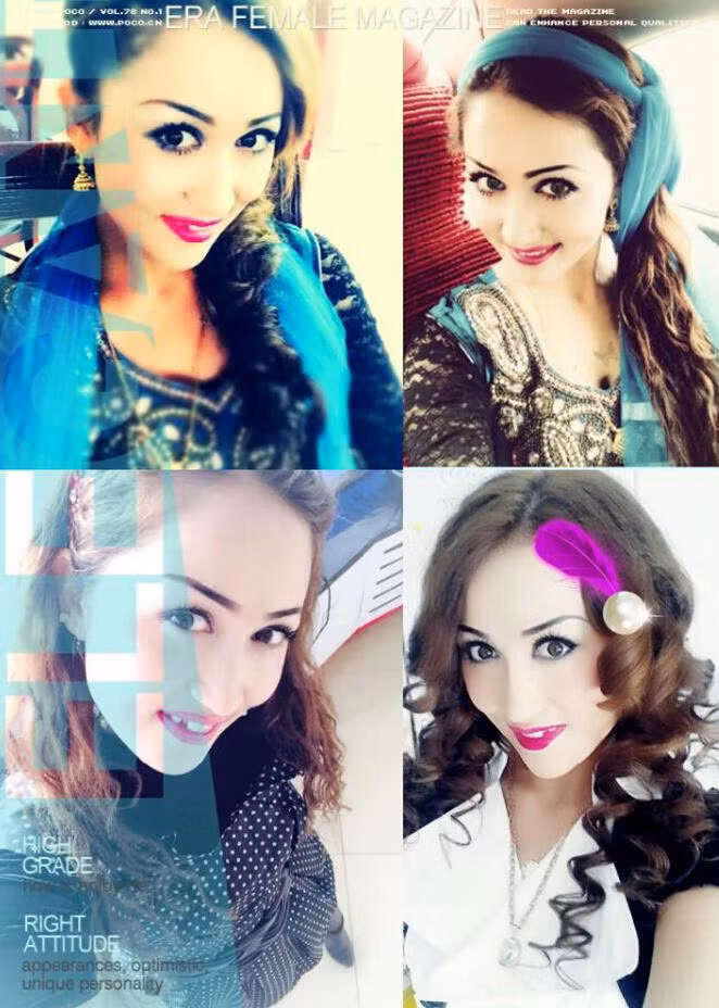 Khi trang điểm đậm họ lại càng trở nên đẹp sắc sảo hơn.