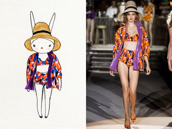 Hình ảnh của Fifi Lapin được yêu thích đến nỗi xuất hiện trên quần áo, mũ, cặp, túi xách, ví hay cả trên vỏ bao điện thoại dành cho giới trẻ.