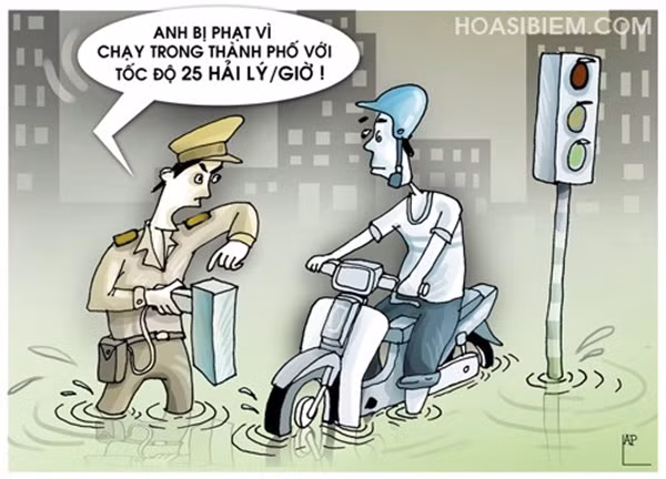 Lưu thông đường thủy ngay giữa thành phố.