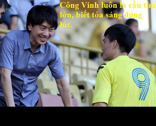 Sau siêu phẩm của Công Vinh, HLV Miura cũng dành những lời khen với học trò "ngôi sao" của mình: "Công Vinh luôn là cầu thủ lớn, biết tỏa sáng đúng lúc. Với một tiền đạo vào sân ghi bàn là điều tuyệt vời nhất, nếu nói về sự tiếc nuối thì tôi chỉ muốn rằng ĐTVN đã không thật sự may mắn. Nhưng nếu thi đấu như vậy, tôi tin các cầu thủ sẽ giành vé đi tiếp."