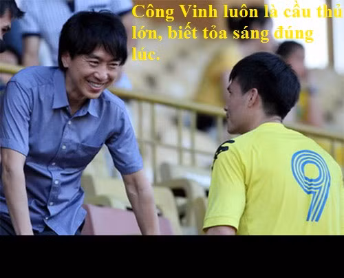 Sau siêu phẩm của Công Vinh, HLV Miura cũng dành những lời khen với học trò "ngôi sao" của mình: "Công Vinh luôn là cầu thủ lớn, biết tỏa sáng đúng lúc. Với một tiền đạo vào sân ghi bàn là điều tuyệt vời nhất, nếu nói về sự tiếc nuối thì tôi chỉ muốn rằng ĐTVN đã không thật sự may mắn. Nhưng nếu thi đấu như vậy, tôi tin các cầu thủ sẽ giành vé đi tiếp."