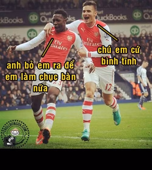 Arsenal đã vượt qua West Brom bằng bàn thắng duy nhất của Welbeck.