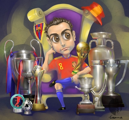 Xavi đã có 143 trận và 16 năm tham dự trong lịch sử 22 năm tồn tại của UEFA Champions League.