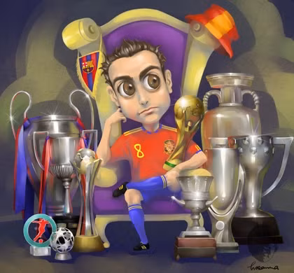 Xavi đã có 143 trận và 16 năm tham dự trong lịch sử 22 năm tồn tại của UEFA Champions League.