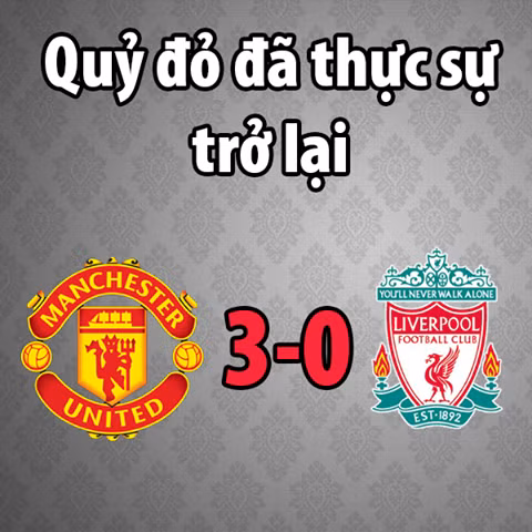Trận đấu tâm điểm của Premier League tuần qua là cuộc chạm trán của Manchester United và Liverpool. Ở trận đấu này, Manchester United đã dễ dàng vùi dập đội bóng đến từ thành phố cảng Liverpool với tỷ số 3-0.