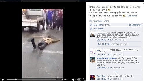 Hành động kỳ quặc của nam thanh niên hút bình luận của dân mạng.