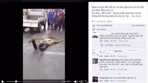 Hành động kỳ quặc của nam thanh niên hút bình luận của dân mạng.