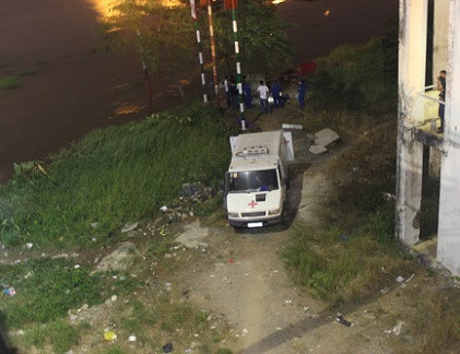 Hiện trường nơi xảy ra vụ việc.