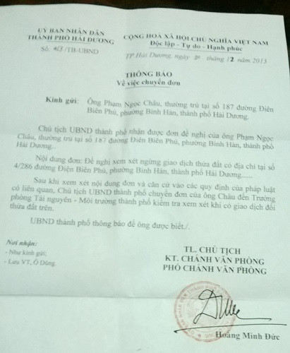 UBND Hai Duong “soi” giao dich mua nha kieu nu cua vo Pho Cong an-Hinh-2