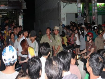 Hiện trường vụ án (ảnh Tiền Phong)