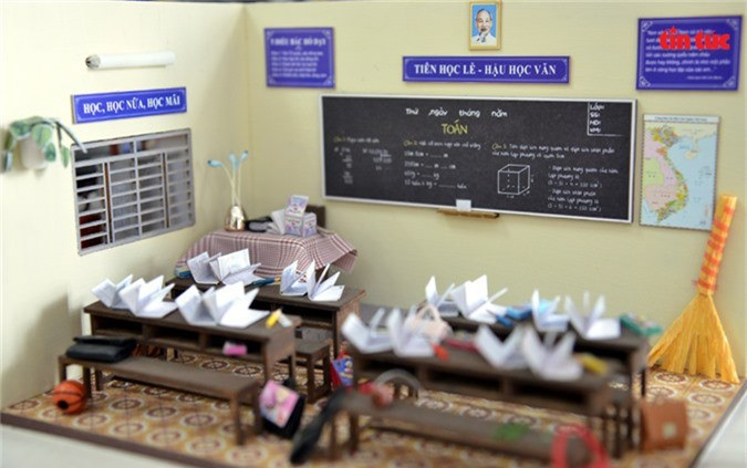 Một lớp học được thu nhỏ.