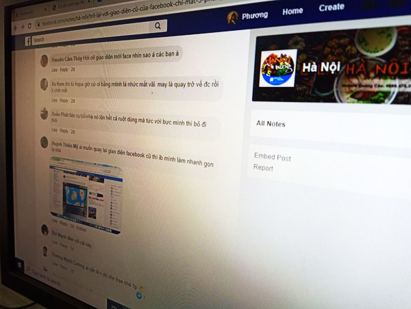 Người Việt vẫn níu kéo dùng giao diện cũ của Facebook