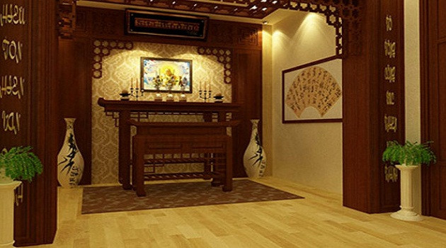 Thiet ke ban tho hop phong thuy cho nguoi menh Moc