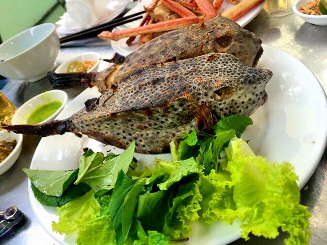 Thân cá có màu nâm xám hoặc xám nhạt. Trên da có các chấm nâu và vết nâu.