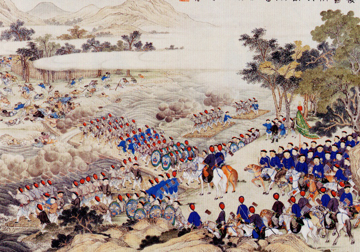 Sầm Nghi Đống là một trong những chủ tướng của quân Thanh dưới quyền Tôn Sĩ Nghị. Khi quân ta tấn công đồn Khương Thượng rạng sáng mồng 5 Tết Kỷ Dậu 1789, Sầm Nghi Đống thất bại, hoảng sợ, thắt cổ tự tử.