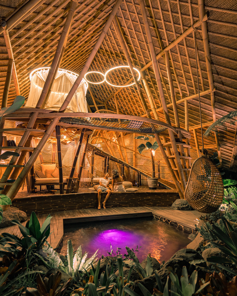 Ngôi nhà tre giữa rừng, không khác gì thiên đường dưới hạ giới - Hình 2 Ngoi nha tre giua rung, khong khac gi thien duong duoi ha gioi-Hinh-2