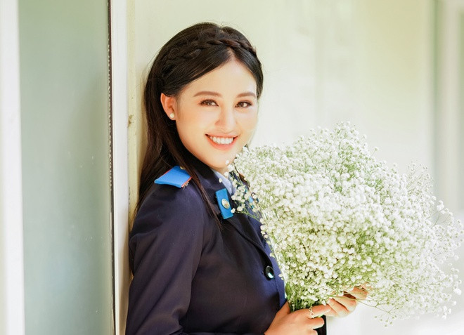 Nữ sinh cảnh sát hai lần thi hoa hậu, đỗ tốt nghiệp bằng giỏi ảnh 1