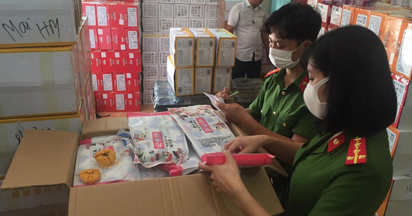 Ha Noi: hon 10 tan banh trung thu, tra sua khong ro nguon goc