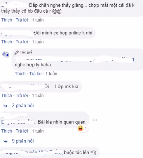 "Nghe giảng online, chợp mắt chút đã... không thấy thầy cô đâu cả” ảnh 3