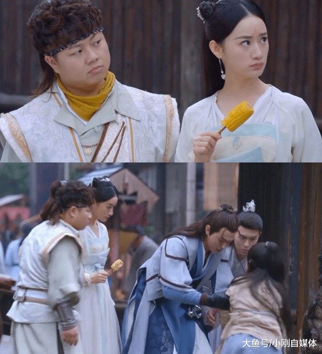 Bắp ngô này cũng có vấn đề khi liên tục biến hóa, lúc bị Lưu Ly Tiên cắn hết, khoảnh khắc sau lại còn nguyên, cảnh sau lại bị cắn ngắn hơn, mất cả phần lõi. Ảnh: Sina.