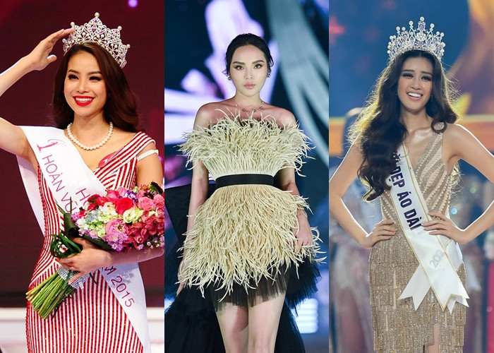 ụ thể hơn tại Hoa hậu Việt Nam 2014, trong khi Kỳ Duyên đăng quang ngôi vị cao nhất, Phạm Hương chỉ lọt vào top 10 còn Khánh Vân trắng tay ra về.