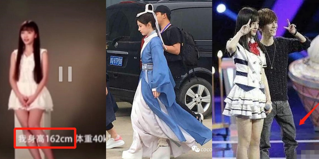 Ví dụ, về chiều cao, Cúc Tịnh Y từng ghi cô cao 1,62 m. Sau đó, trong một chương trình cô ghi mình cao 1,59 m. Nhưng khi đạo diễn Quách Kính Minh đứng cạnh Cúc Tịnh Y, cô không cao hơn. Trong khi đó, Quách Kính Minh chỉ cao 1,47 m.