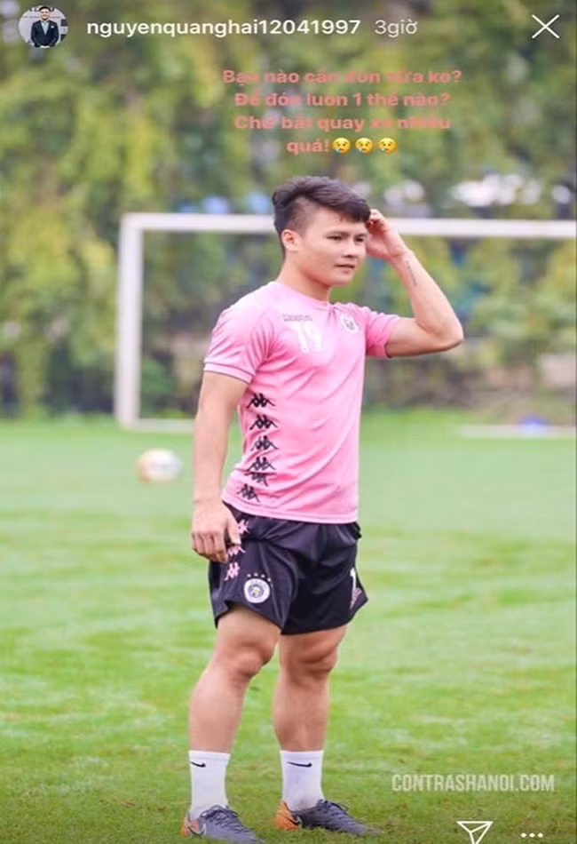 Quang Hải tỏ ra thích thú với trào lưu này.