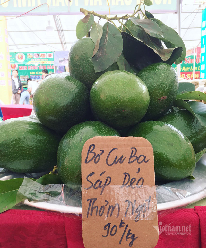 Theo người bán, bơ khổng lồ này là giống bơ CuBa