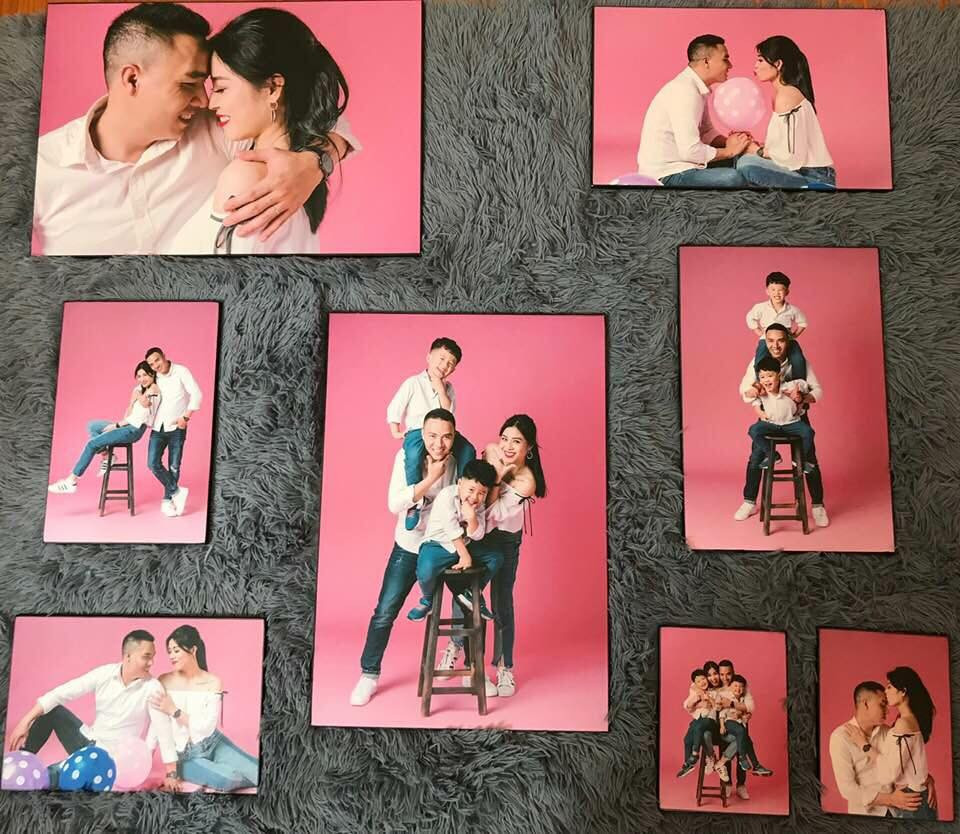 Ong xa khoe anh lo moi quan he giua MC Hoang Linh voi con rieng