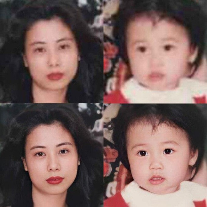  Jun Vũ: Hồi tháng 3, trên trang cá nhân, Jun Vũ chia sẻ ảnh chụp thời trẻ của mẹ. Sau khi phục chế ảnh, nhiều người tỏ ra thích thú khi nhận ra vẻ đẹp của nữ diễn viên khá giống mẹ. Mẹ cô sở hữu khuôn mặt trái xoan, đôi mắt to và sống mũi thon gọn. Nhiều người còn cho rằng mẹ Jun Vũ có thể trở thành diễn viên nổi tiếng nếu ở thời nay.