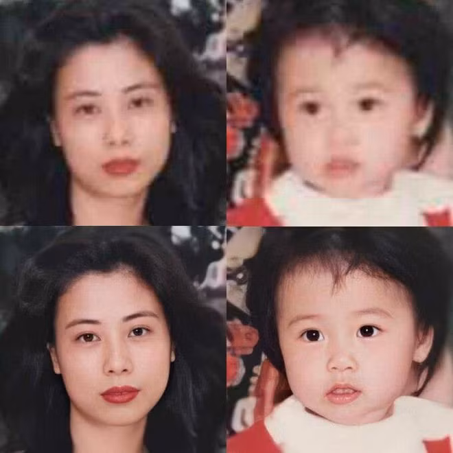  Jun Vũ: Hồi tháng 3, trên trang cá nhân, Jun Vũ chia sẻ ảnh chụp thời trẻ của mẹ. Sau khi phục chế ảnh, nhiều người tỏ ra thích thú khi nhận ra vẻ đẹp của nữ diễn viên khá giống mẹ. Mẹ cô sở hữu khuôn mặt trái xoan, đôi mắt to và sống mũi thon gọn. Nhiều người còn cho rằng mẹ Jun Vũ có thể trở thành diễn viên nổi tiếng nếu ở thời nay.