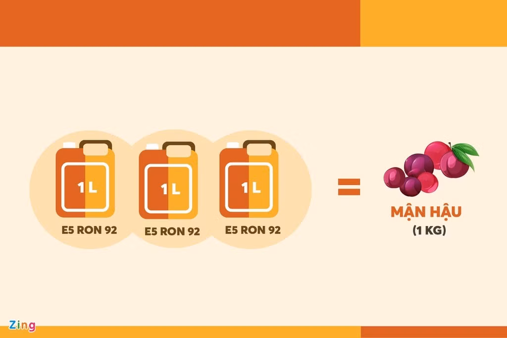 Mận hậu Sơn La đầu mùa đang bán tại Hà Nội giá 35.000 đồng/kg. Cần 3 lít xăng để đổi ngang 1 kg mận.