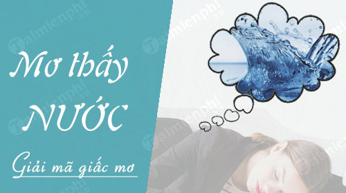 Ngu mo thay nuoc bao hieu dieu gi?