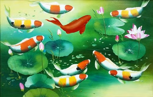 Những bức tranh đánh thức Thần Tài, gia chủ tiền đầy tay Nhung buc tranh danh thuc Than Tai, gia chu tien day tay