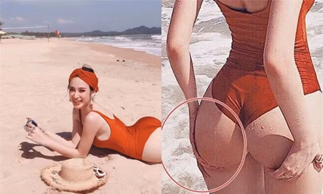 "Bóc mẽ" mỹ nhân Việt sửa ảnh đến mức méo cả tường, lộ da nhăn ảnh 4