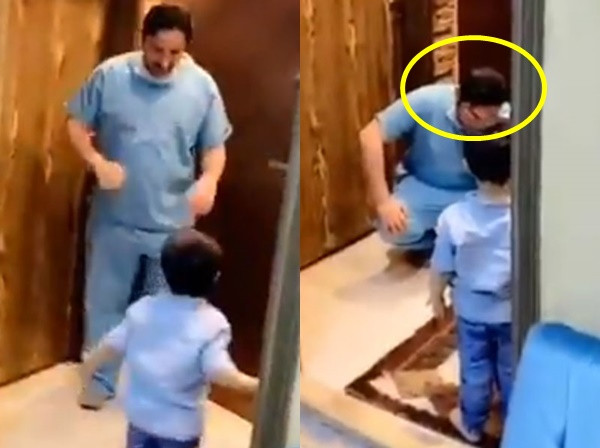 Khong the om con trai vi so lay COVID-19, bac si om mat khoc