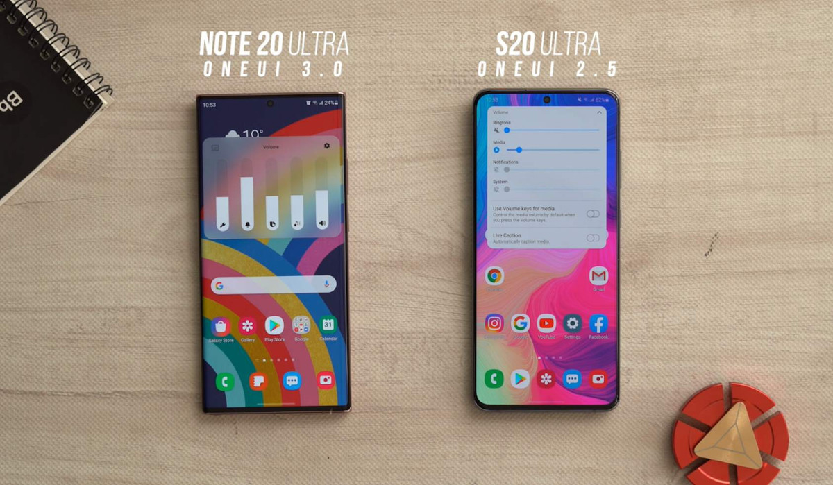 Khu vực hiển thị tăng, giảm âm lượng cũng được thiết kế lại, trực quan và hiện đại hơn. Khi nhấn phím tăng hoặc giảm âm lượng, biểu tượng âm thanh sẽ xuất hiện bên phải thay vì phía trên. Ảnh: Beebom.