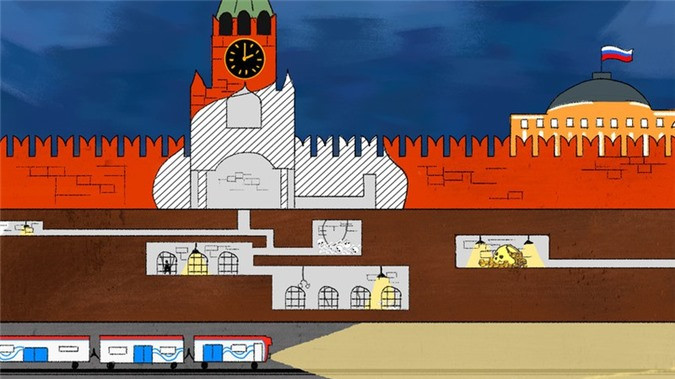 Những điều bí ẩn bên dưới điện Kremlin ảnh 1