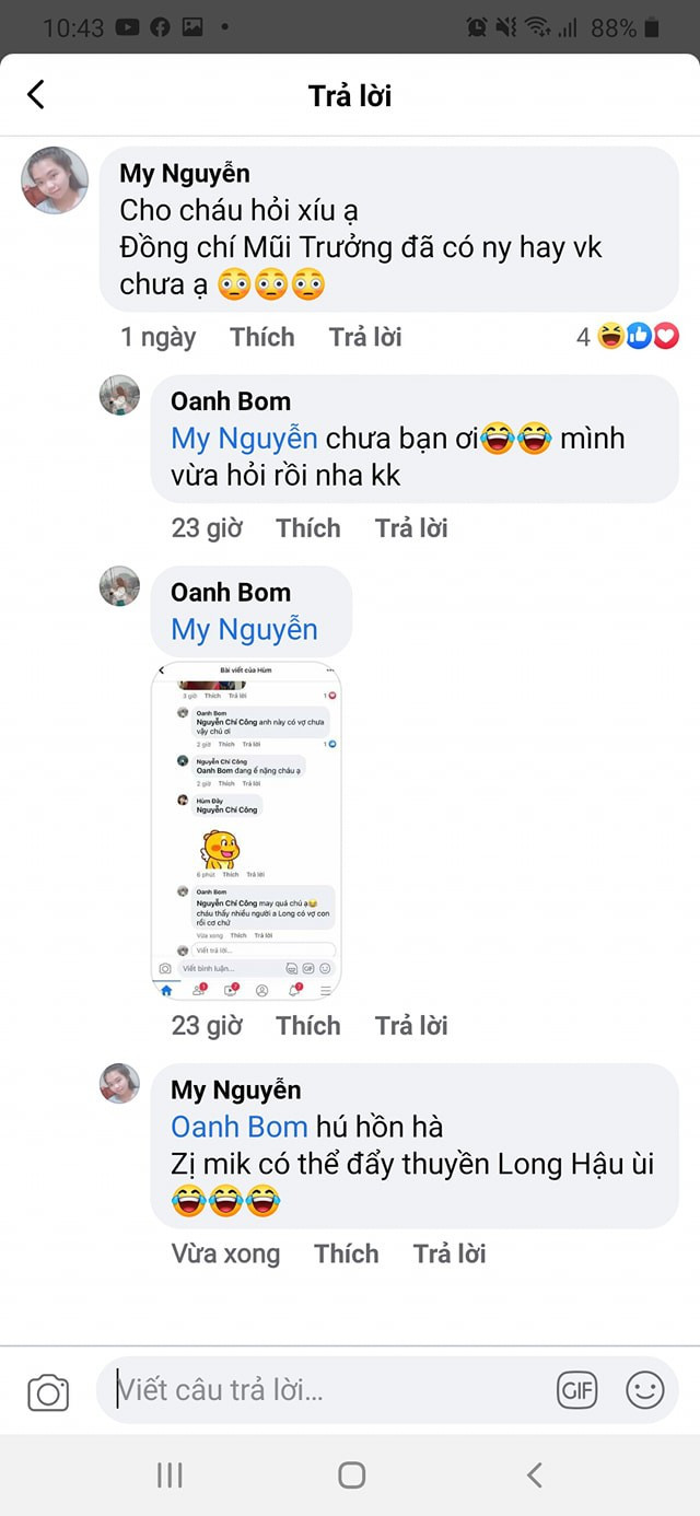 Fan đẩy thuyền cực mạnh Hậu Hoàng với đồng chí Mũi trưởng Long? - Hình 5 Fan day thuyen cuc manh Hau Hoang voi dong chi Mui truong Long?-Hinh-5