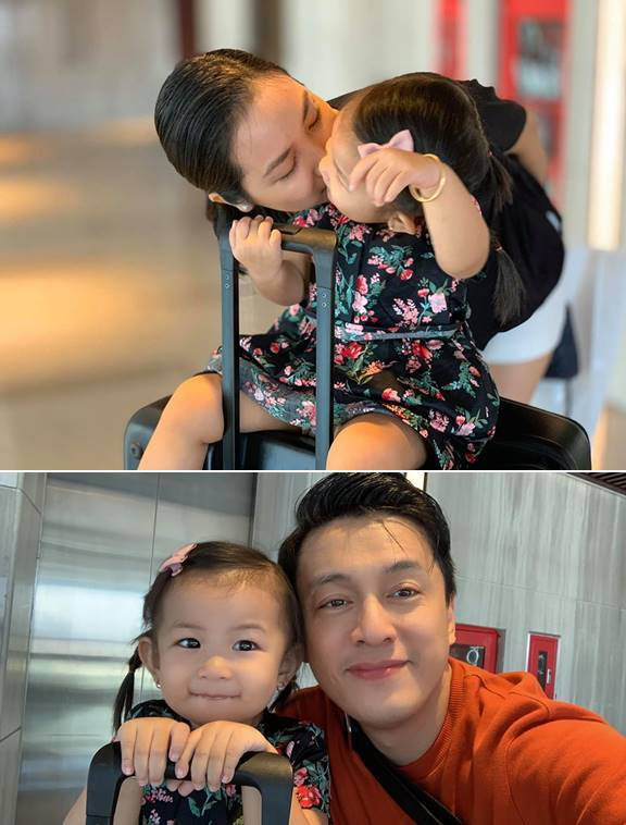 Lam Trường cũng tỏ ra là một ông bố vô cùng đảm đang khi anh rất chăm chỉ đàn hát dỗ con gái yêu ngủ.