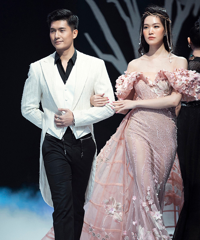 Le Quyen co vu nguoi mau Lam Bao Chau dien thoi trang-Hinh-2