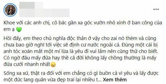 Sang nuoc ngoai dinh cu cung chong, co gai xot ruot vi rau dat nhu vang