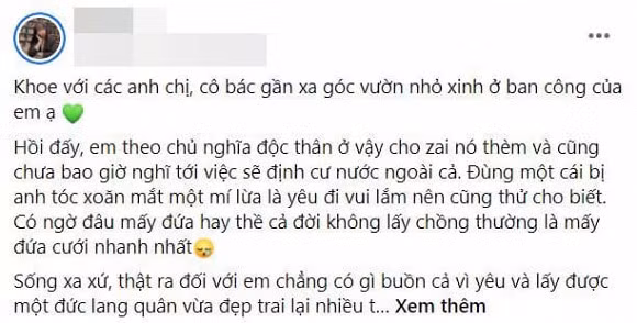 Sang nuoc ngoai dinh cu cung chong, co gai xot ruot vi rau dat nhu vang