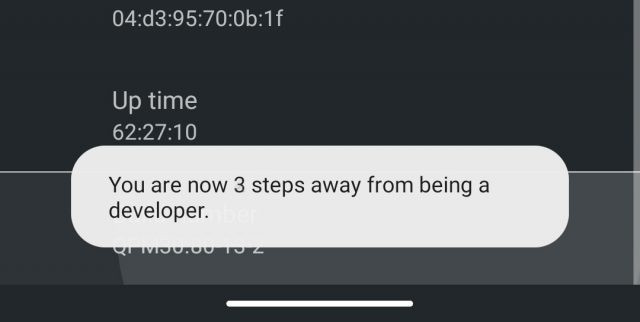  Bật chế độ nhà phát triển. Google ẩn một số công cụ nâng cao hơn trong menu dành cho nhà phát triển như chỉnh tốc độ khung hình, bật gỡ lỗi khi kết nối máy tính. Để bật tùy chọn này, vào mục giới thiệu điện thoại trong cài đặt, chạm vào phần số bản dựng 7 lần để kích hoạt menu dành cho nhà phát triển. Các tùy chọn nhà phát triển sẽ nằm ở cuối phần cài đặt. Ảnh: ExtremeTech.
