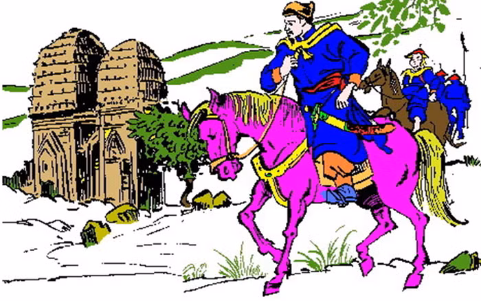 Vua Tran bai tran vi khong nghe 10 ke tri nuoc cua hoang phi