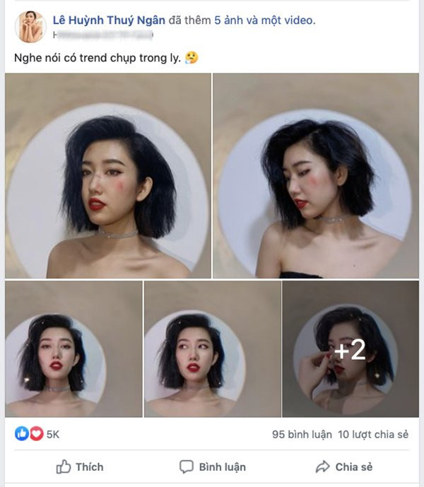 Giật mình với khuôn mặt trang điểm lấm lem của Thúy Ngân Giat minh voi khuon mat trang diem lam lem cua Thuy Ngan