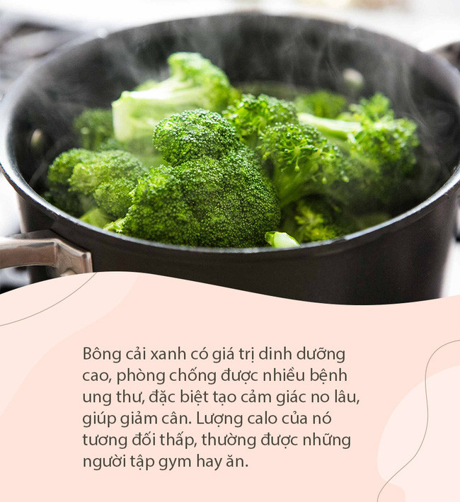 10 loai rau cu it calo, an 